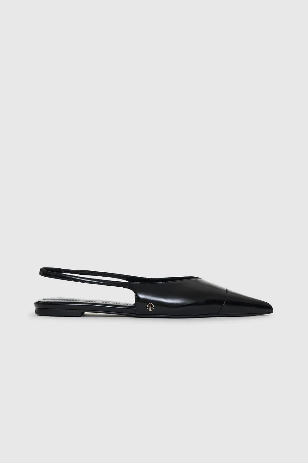 AB ELENA SLINGBACK FLATS - Black