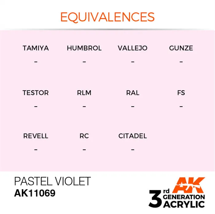 AK11069 Gen-3 Pastel Violet 17ml
