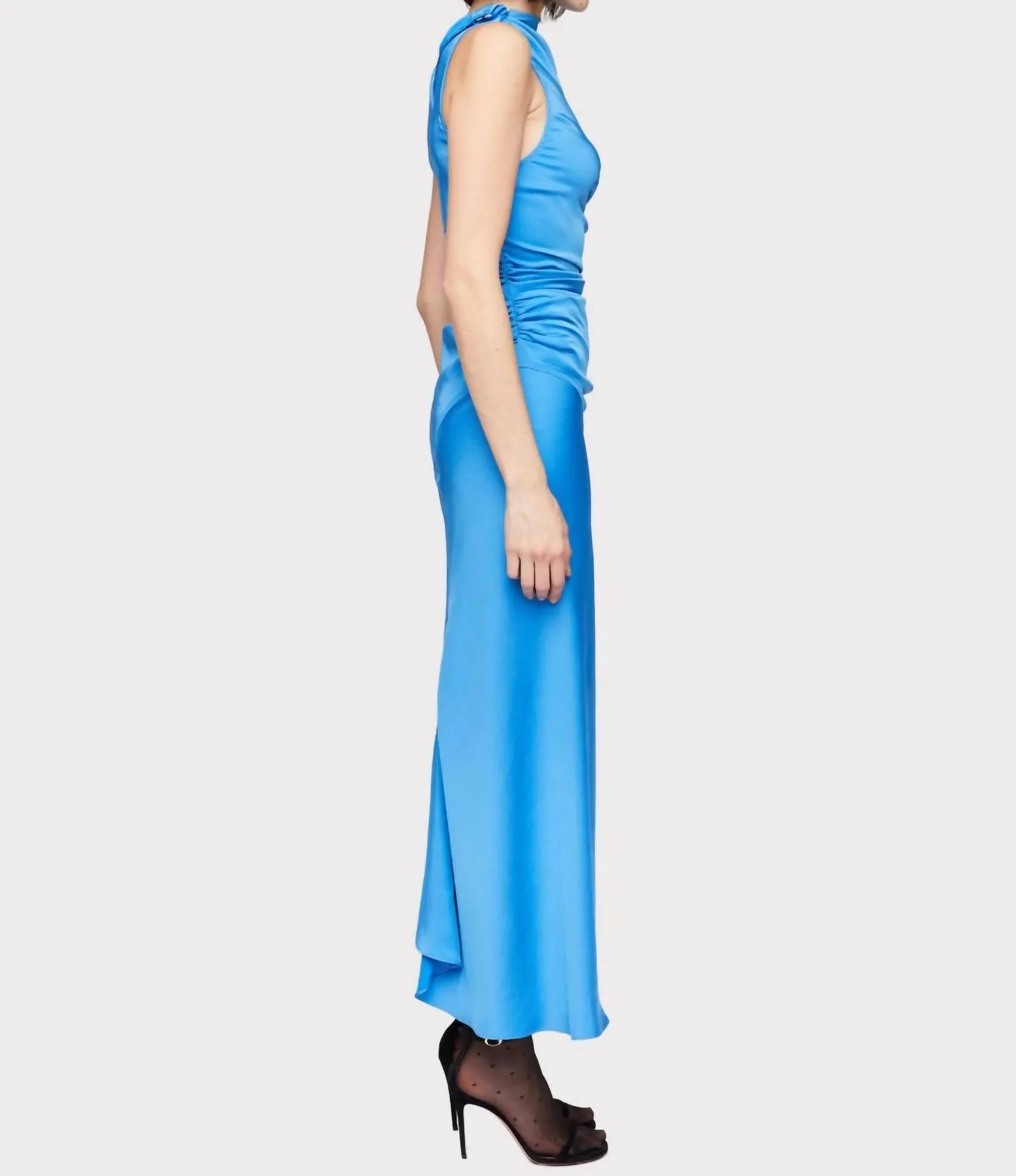 A.L.C. - IGGY SATIN MIDI DRESS