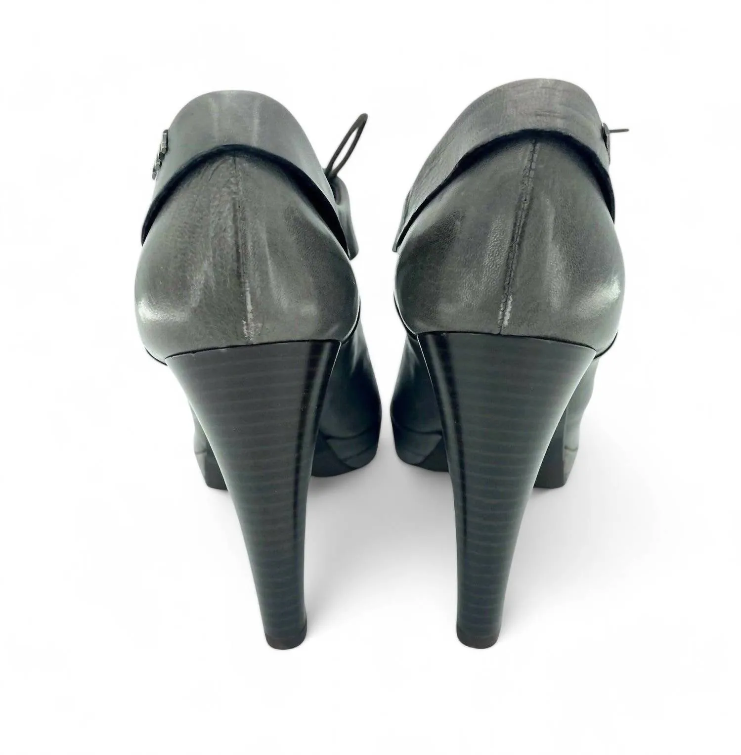 Andrea Morelli - Women's Leather Platform Oxfords High Heels
