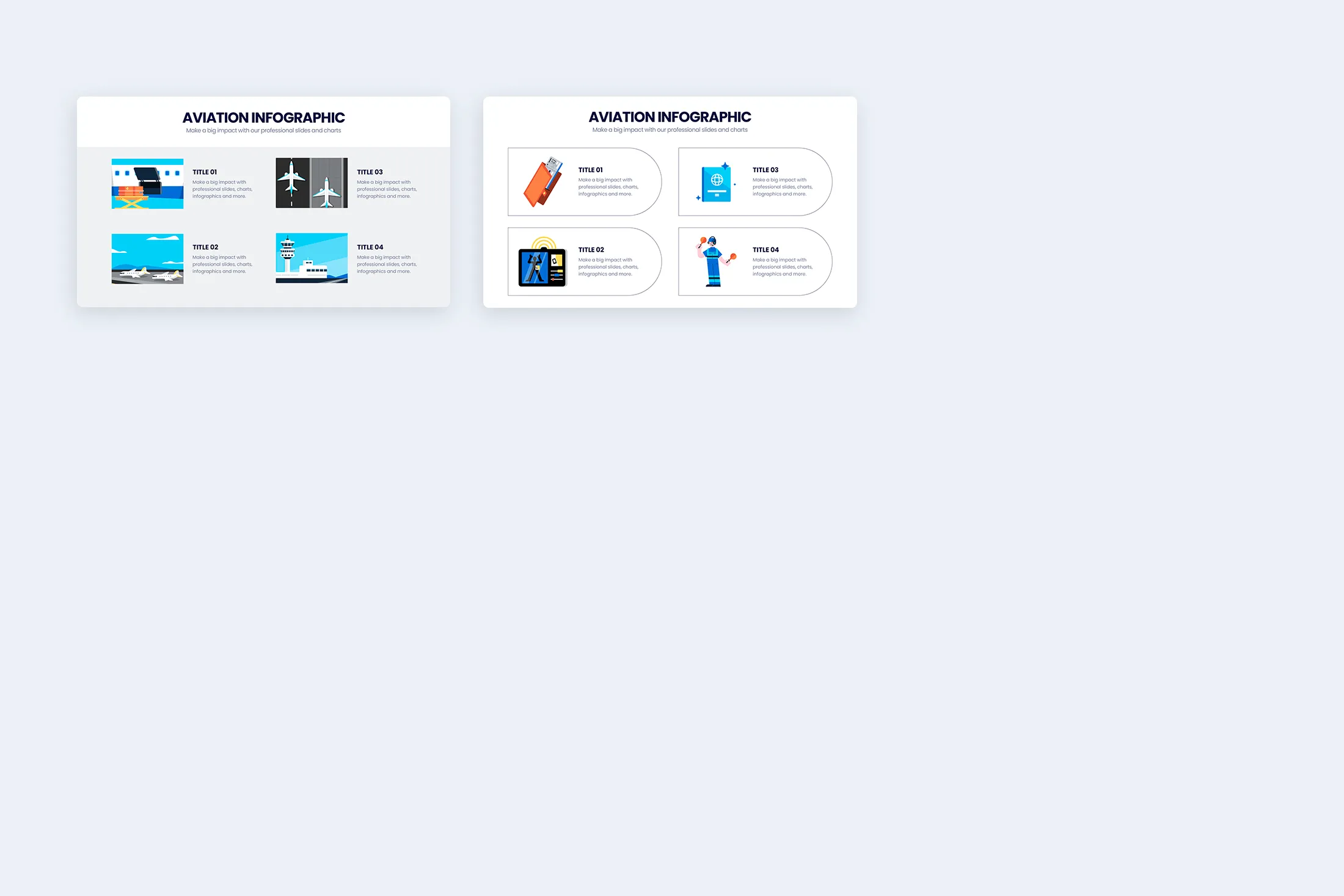 Aviation Google Slides Infographic Template