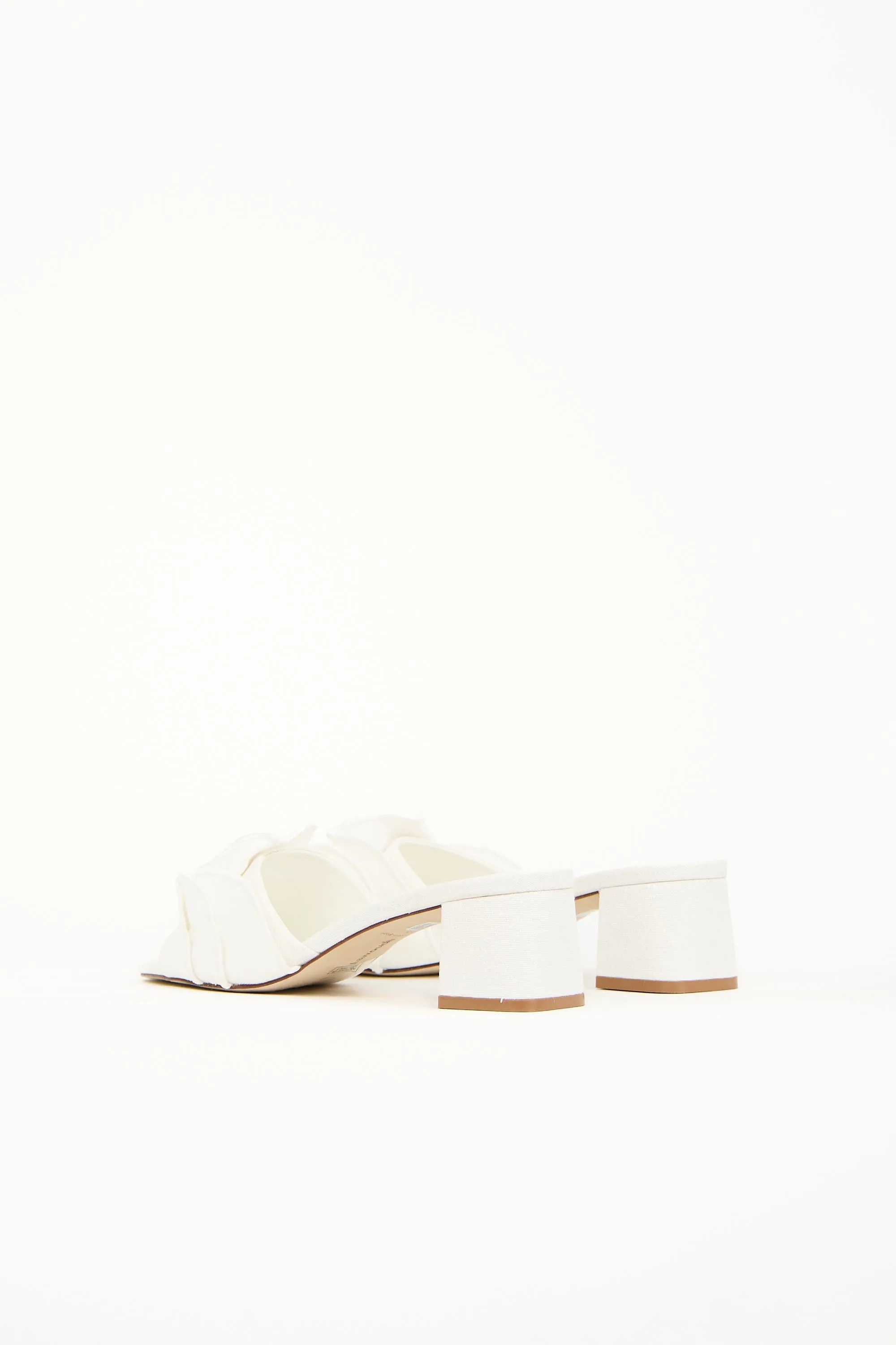 Brigitte Raffia Ruffle Mule