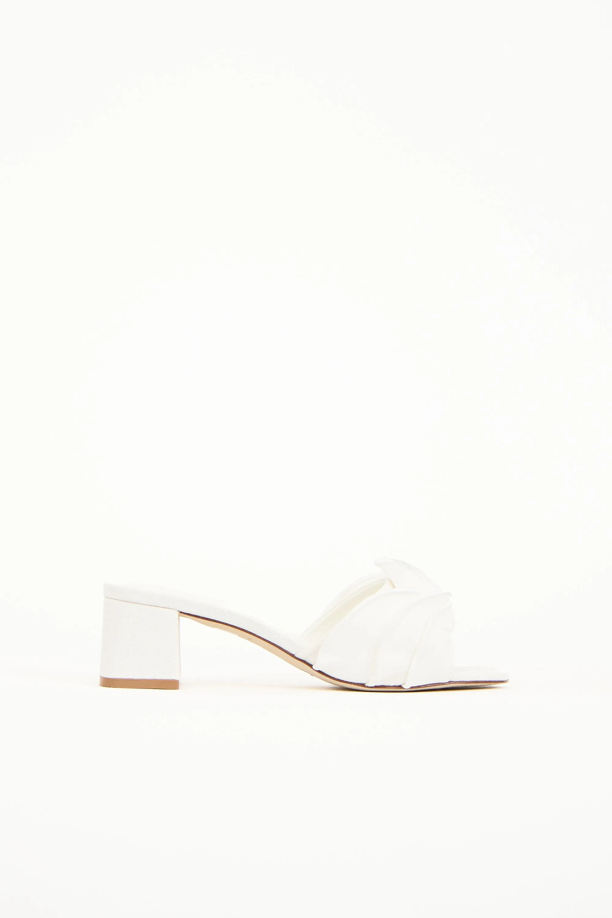 Brigitte Raffia Ruffle Mule