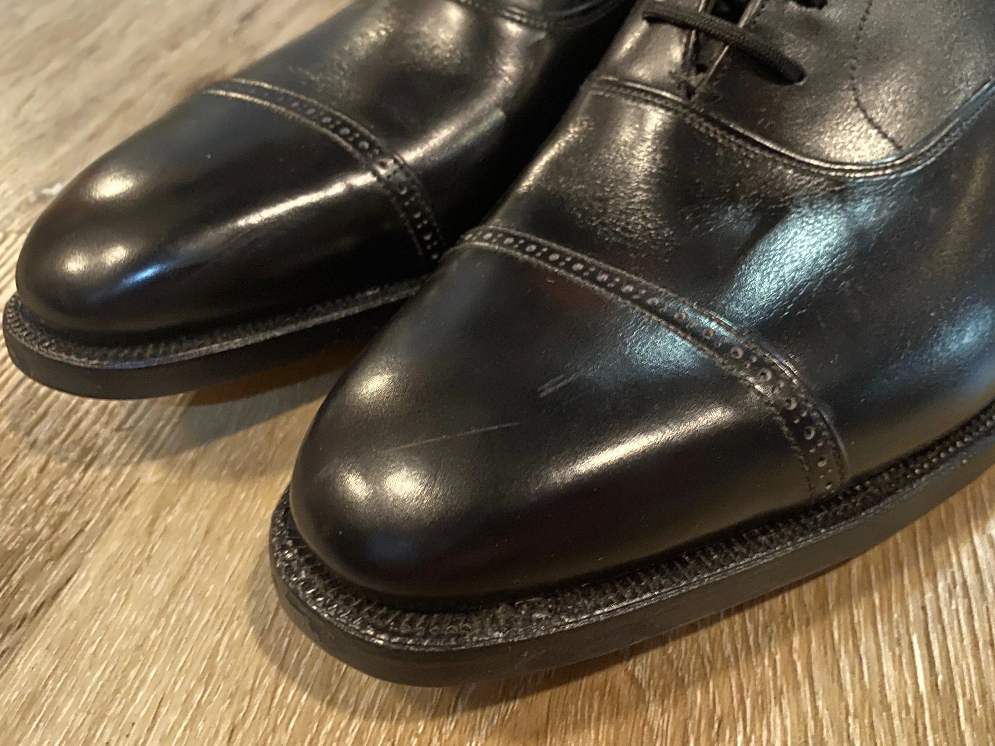 Cap Toe K Shoes Oxford Shoes 6M 38/39 (England), SOLD