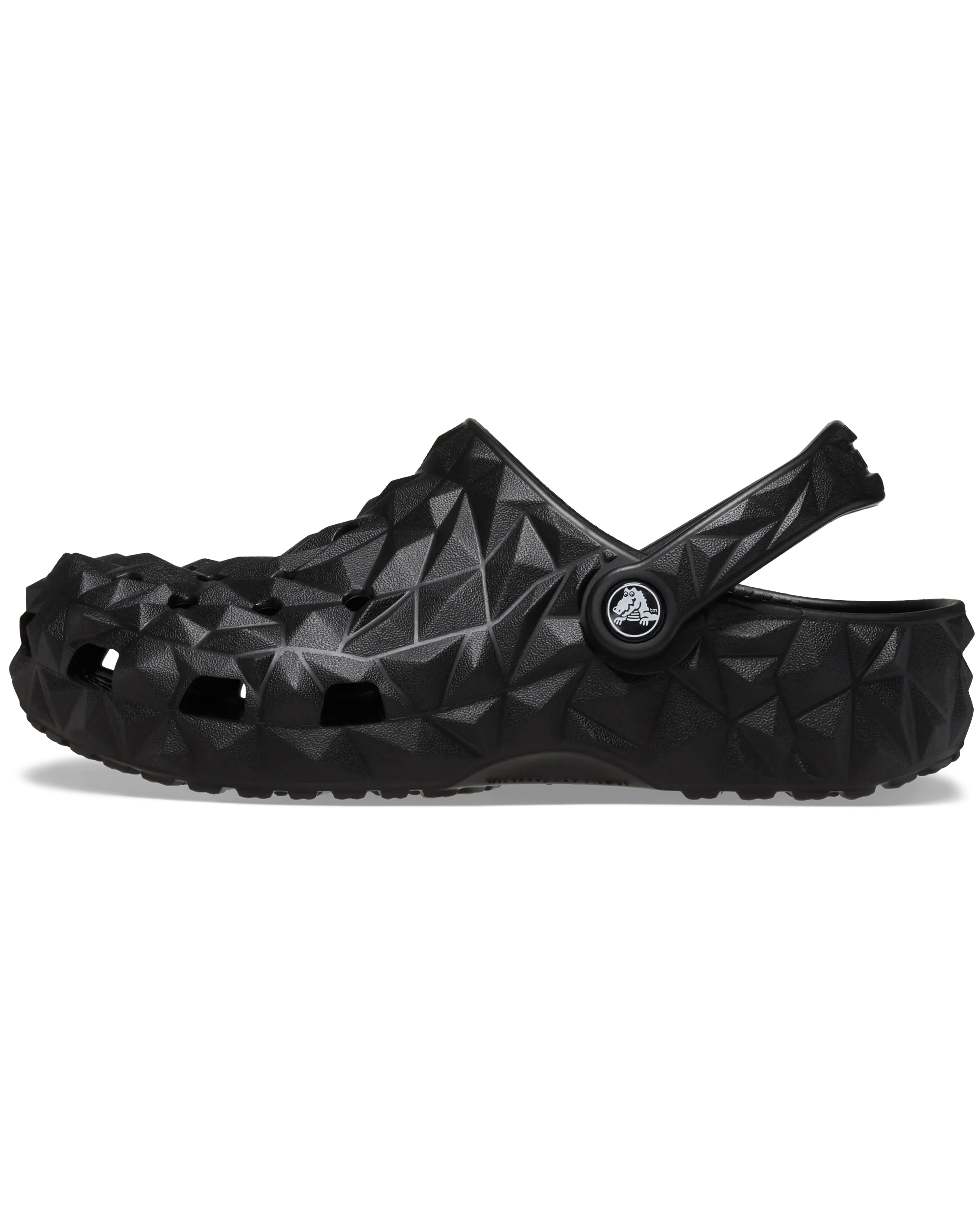 Classic Geometric Clog in Black