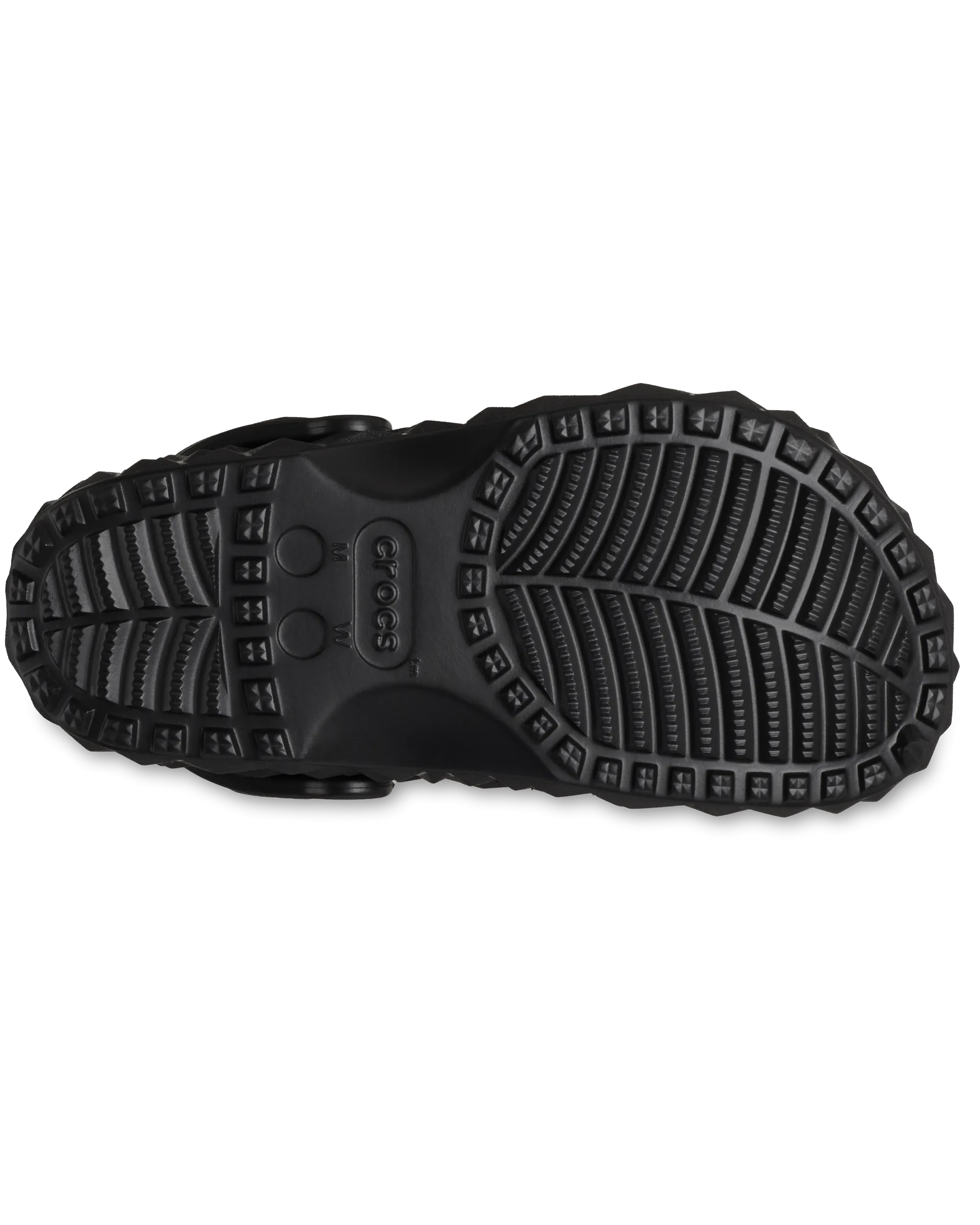 Classic Geometric Clog in Black