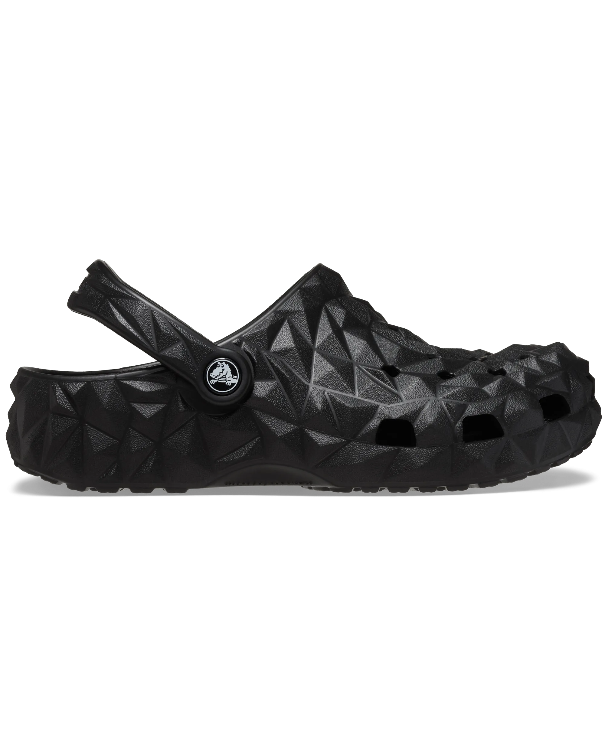 Classic Geometric Clog in Black