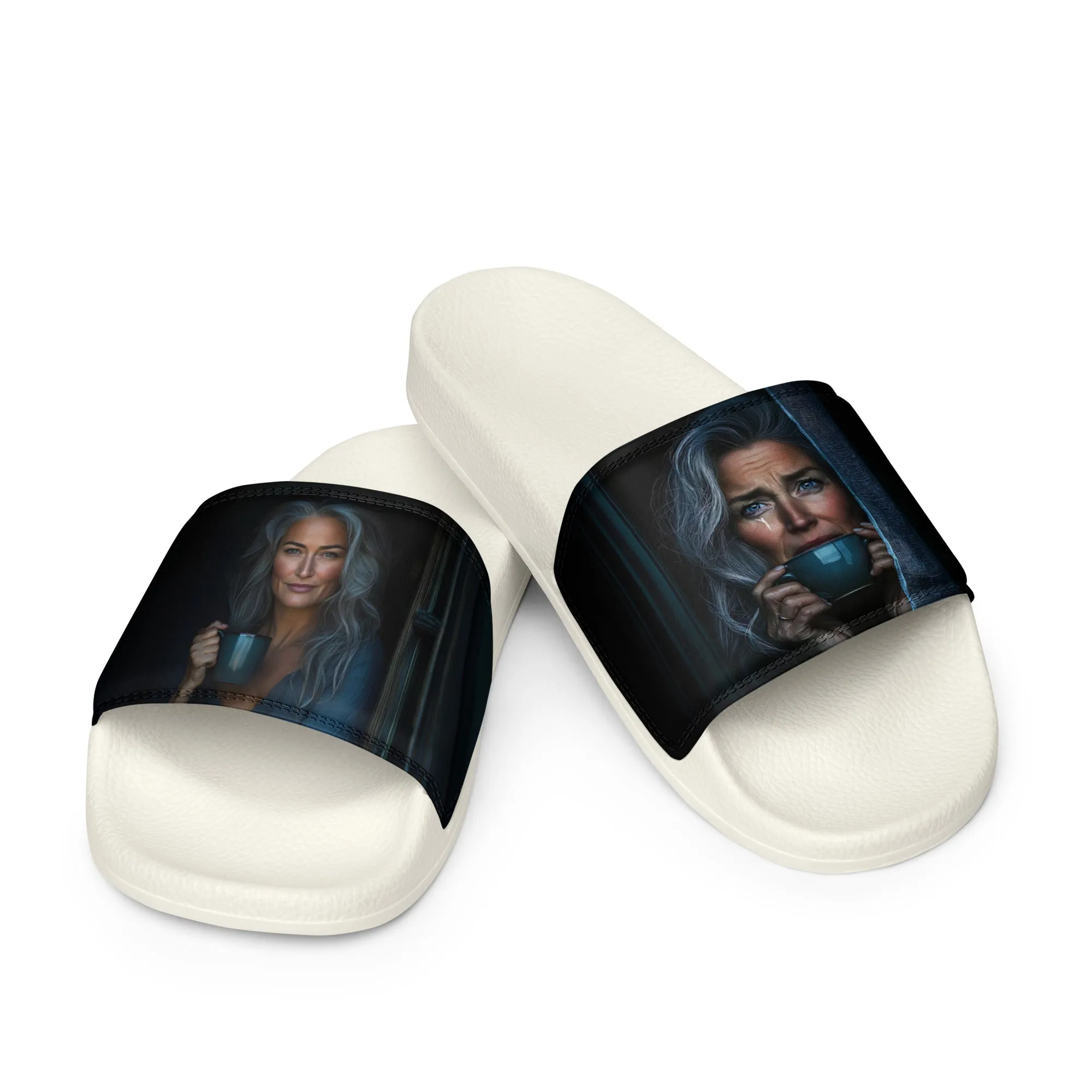 Happiness Masked Women's slides