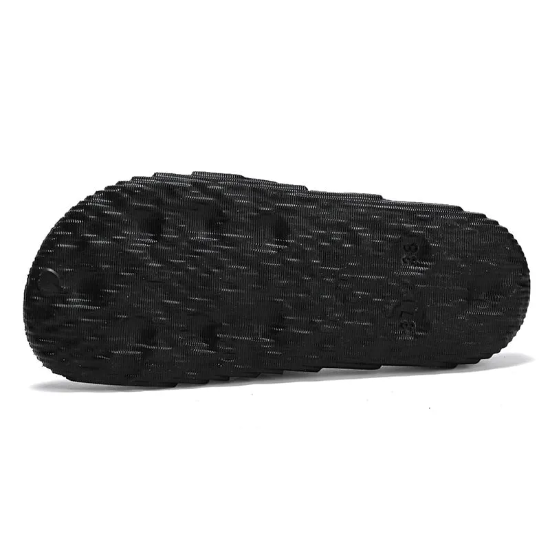 Hnzxzm Slippers for Men and Women Shower Bathroom Sandals Open Toe Soft Cushioned Thick Non-Slip Pool Gym for Indoor & Outdoor