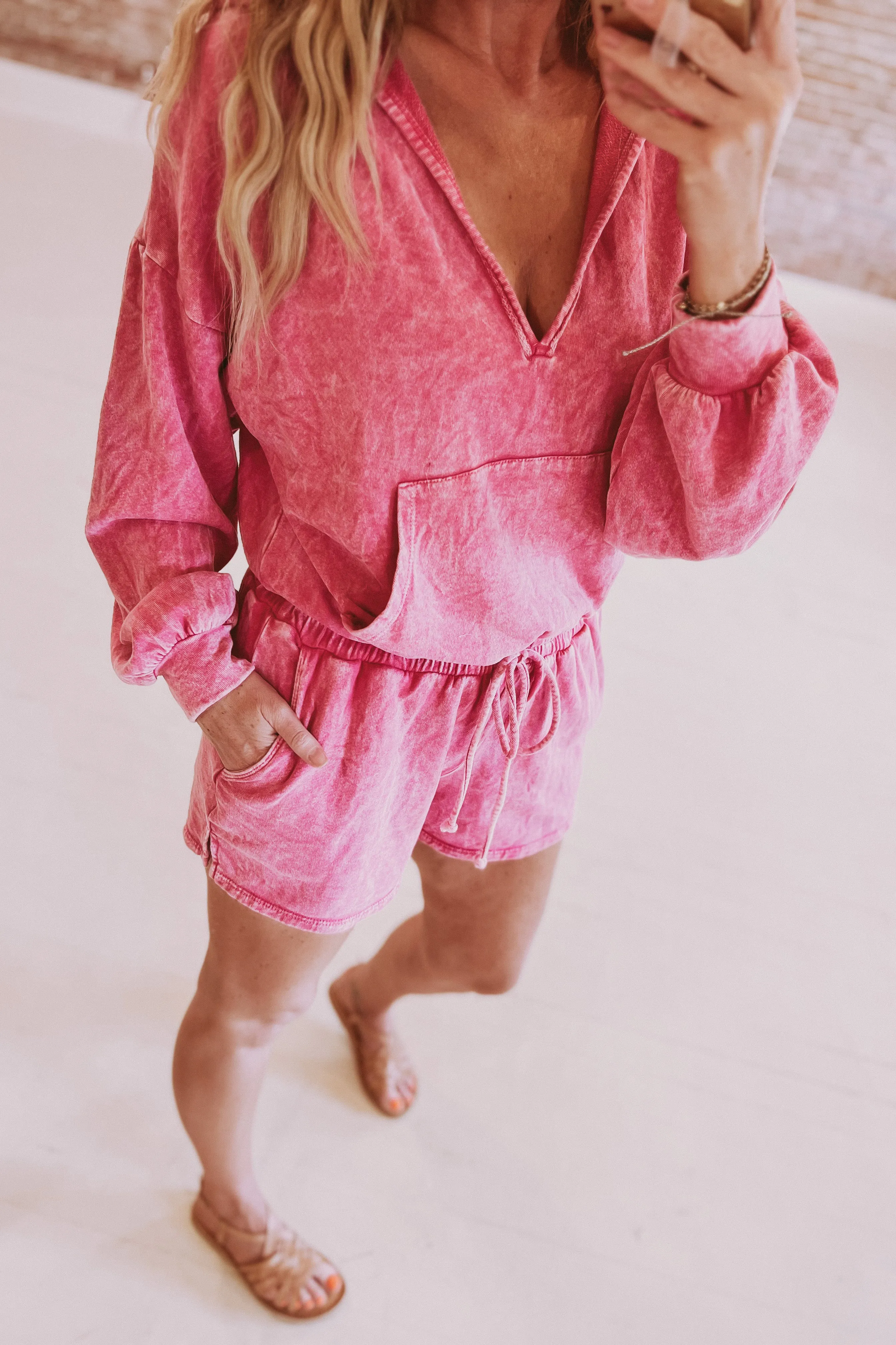 Hooded Terry Romper