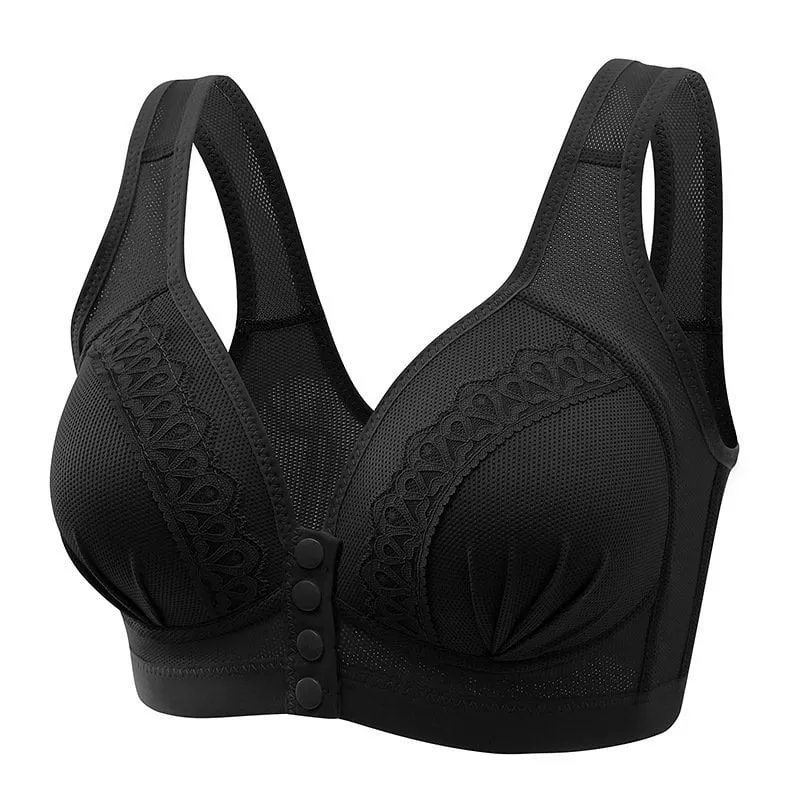 Hot Sale 50% OFF2024 Front Button Breathable Skin-Friendly Cotton Bra