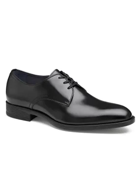 J & M Collection Flynch Plain Toe in Black Italian Calfskin