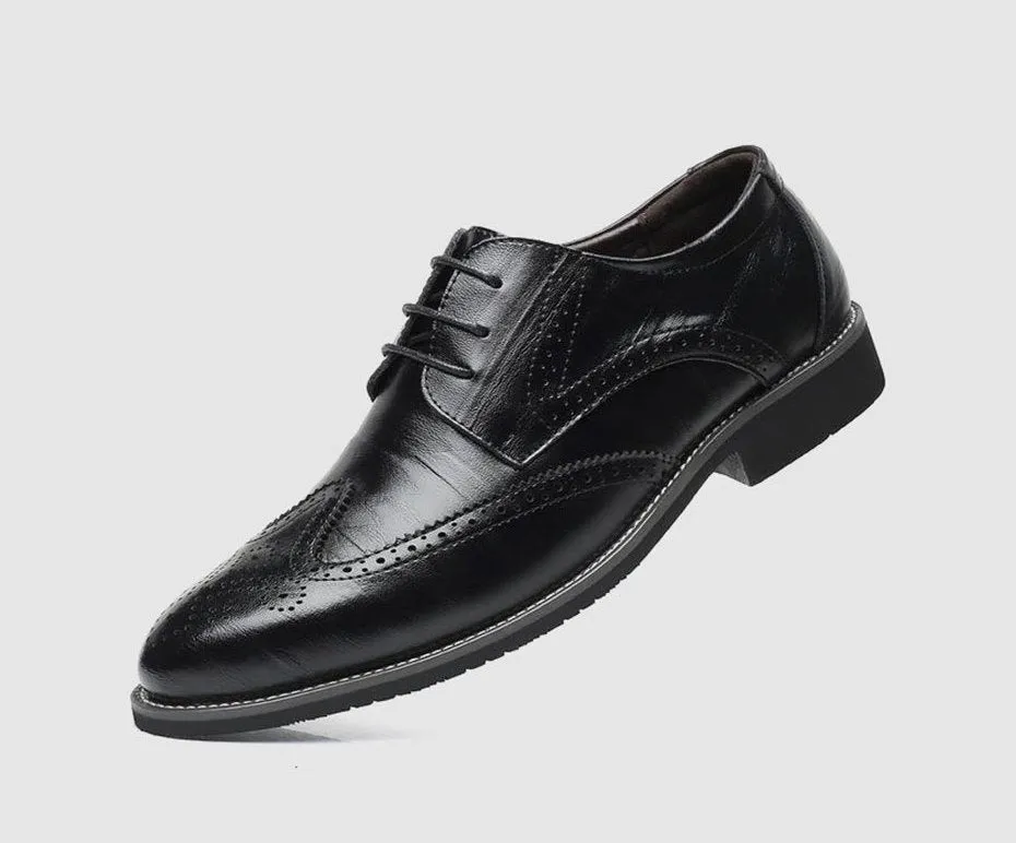 Men's Spring/Autumn Genuine Leather Classic Oxford Shoes