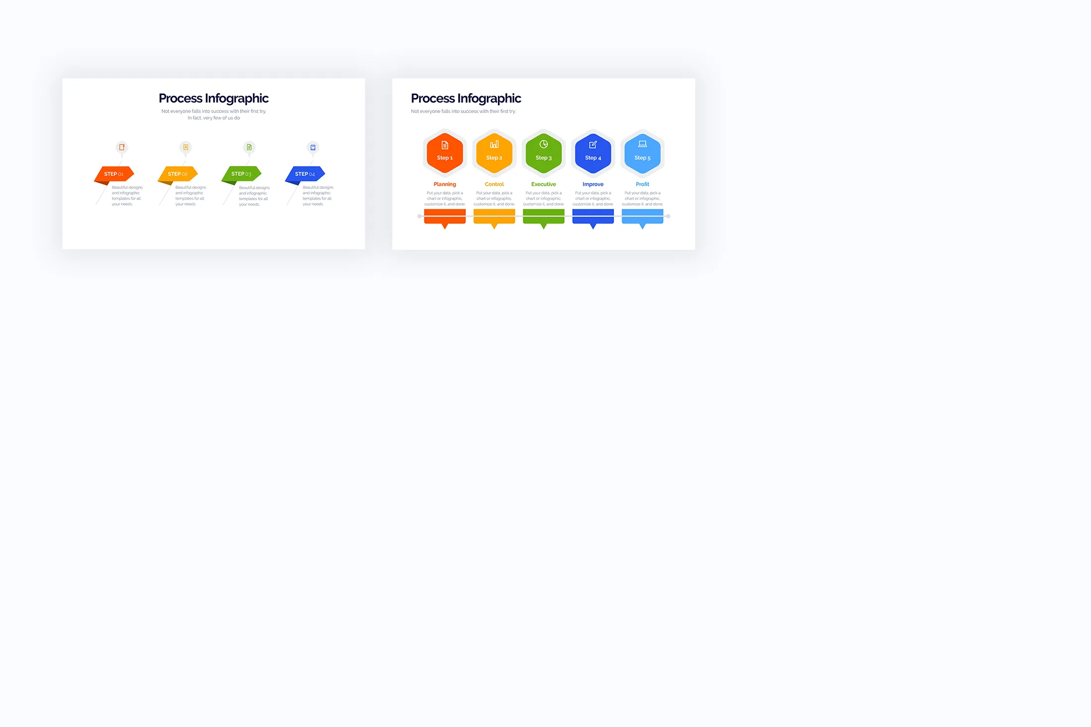 Process Google Slides Infographics