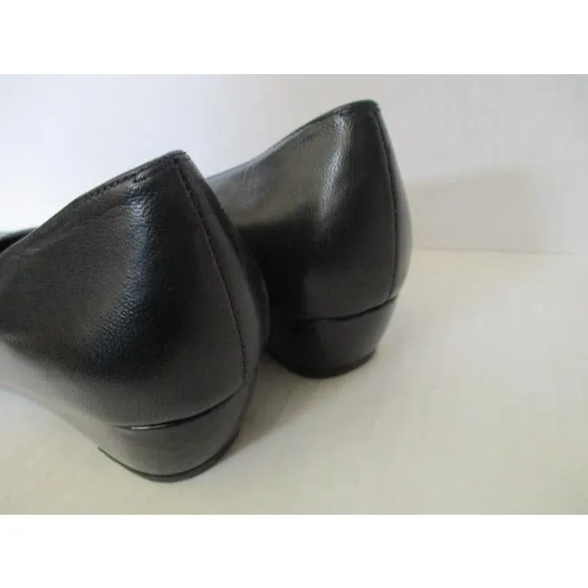 Ros Hommerson Navy Black Square Toe Navyblack Flats Size Us