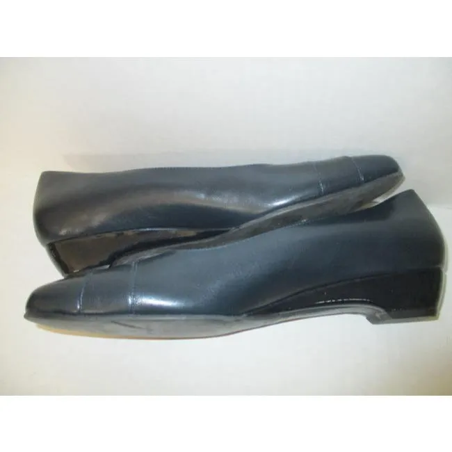 Ros Hommerson Navy Black Square Toe Navyblack Flats Size Us