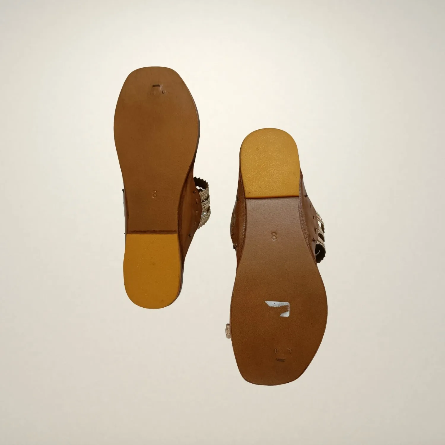 Rose Gold Kongri Kolhapuri Flats for Women | Hand Crafted | Comfy Day Wear