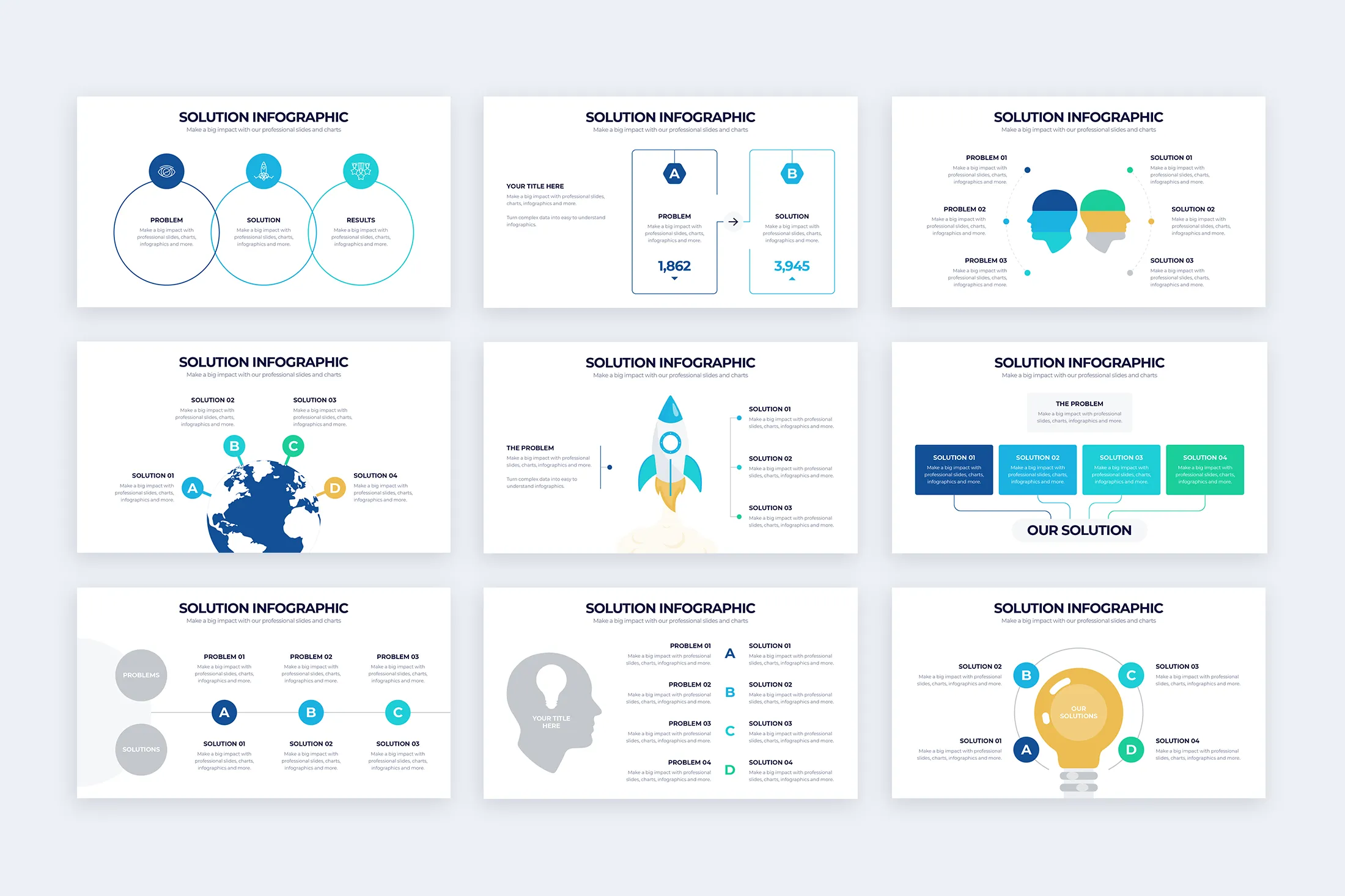 Solution Infographic Google Slides Template