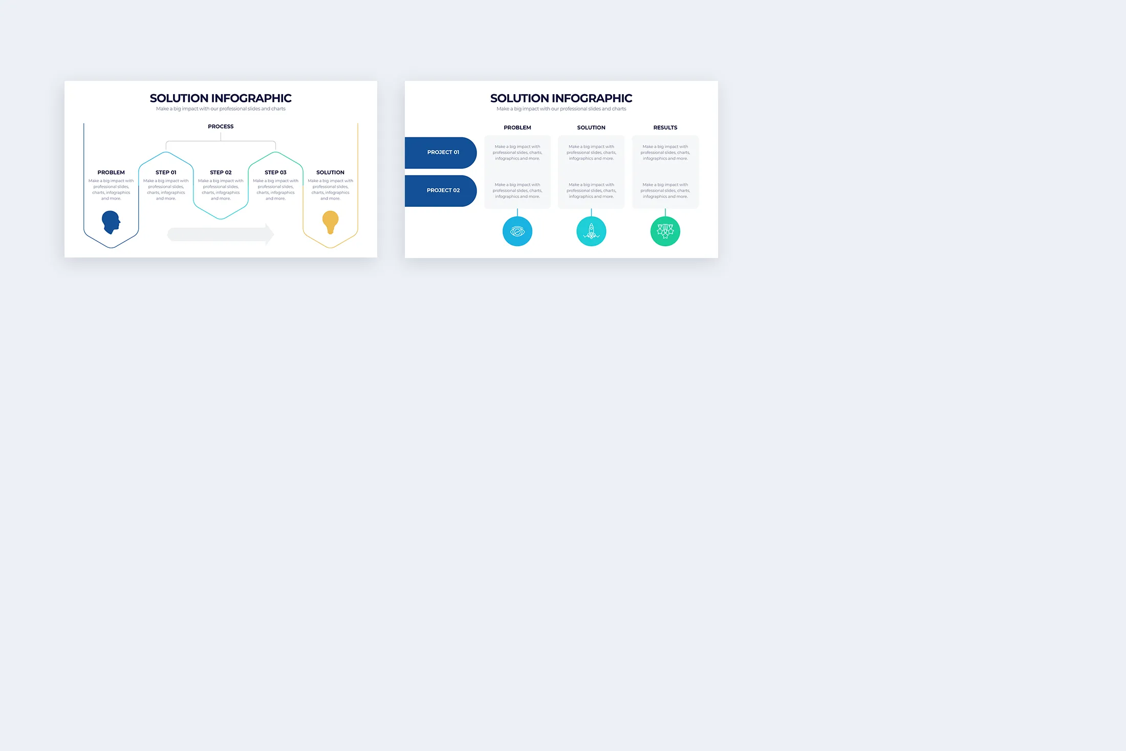 Solution Infographic Google Slides Template